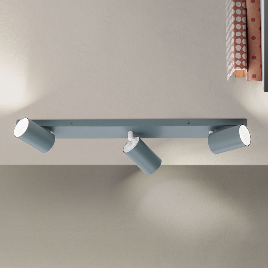 Lampă spot PENN, 3 x GU10, 13 W, 230 V, gri
