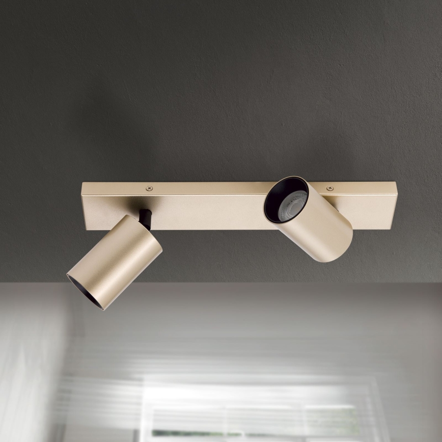 Lampă spot SEAN 2xGU10/13W/230V aurie