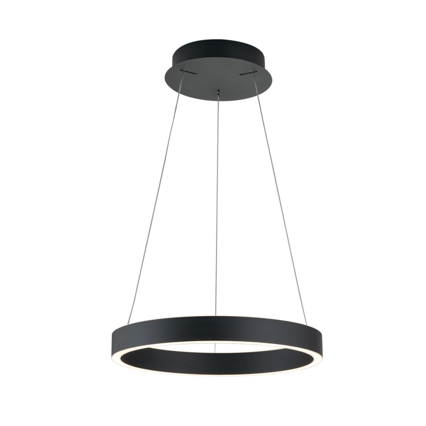 Lustră LED dimabilă KOLK, LED/40W/230V, 2700/3000/4000K, diam. 40 cm, neagră