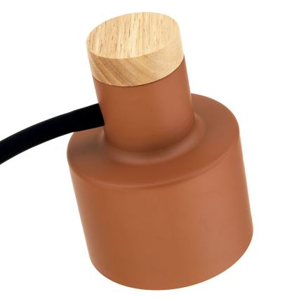 Lampă de podea GILI 1xE27/40W/230V, roșu cărămiziu