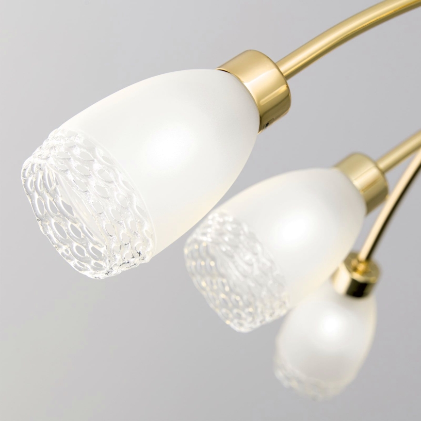 Lustră pe tijă CARLA 8xG9/28W/230V aurie