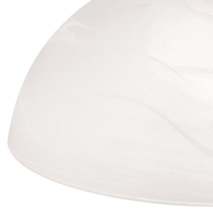Lustra pe lanț RULA 1xE27/40W/230V, diametru 35 cm, alb/bronz