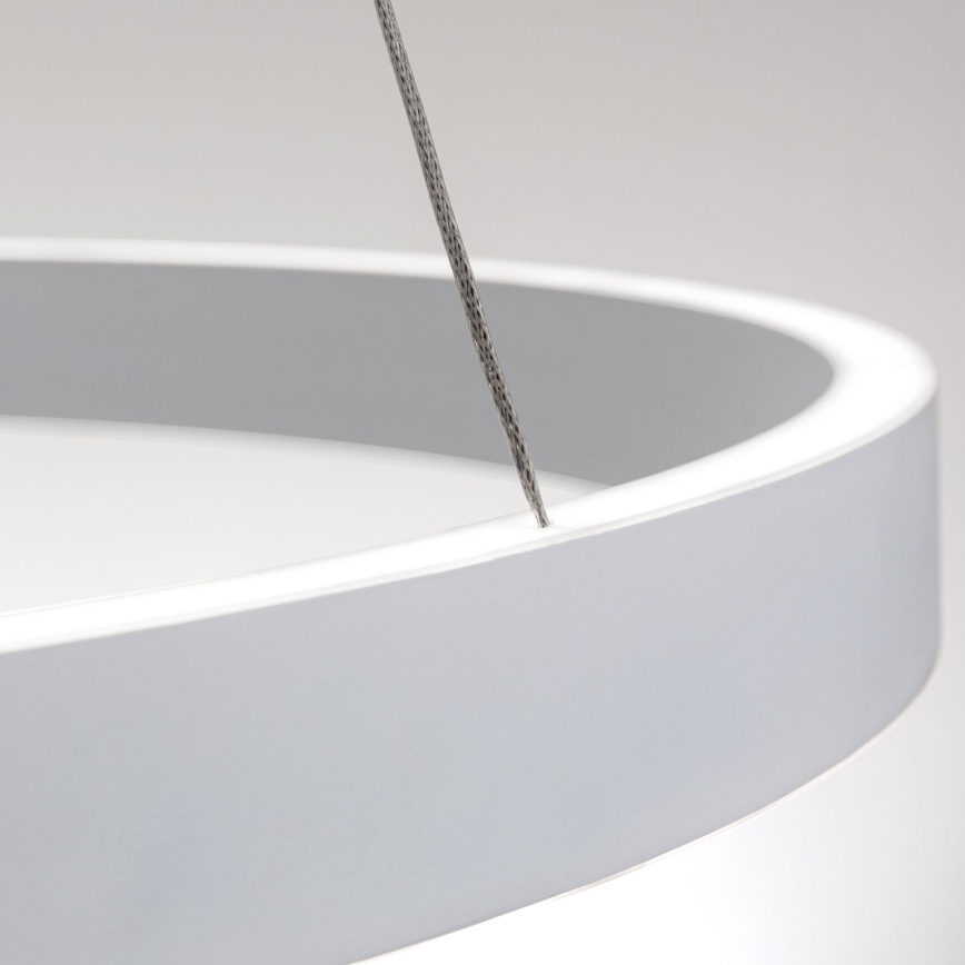 Lustră LED dimerizabilă pe cablu KOLK LED/80W/230V 2700/3000/4000K Ø 80 cm albă