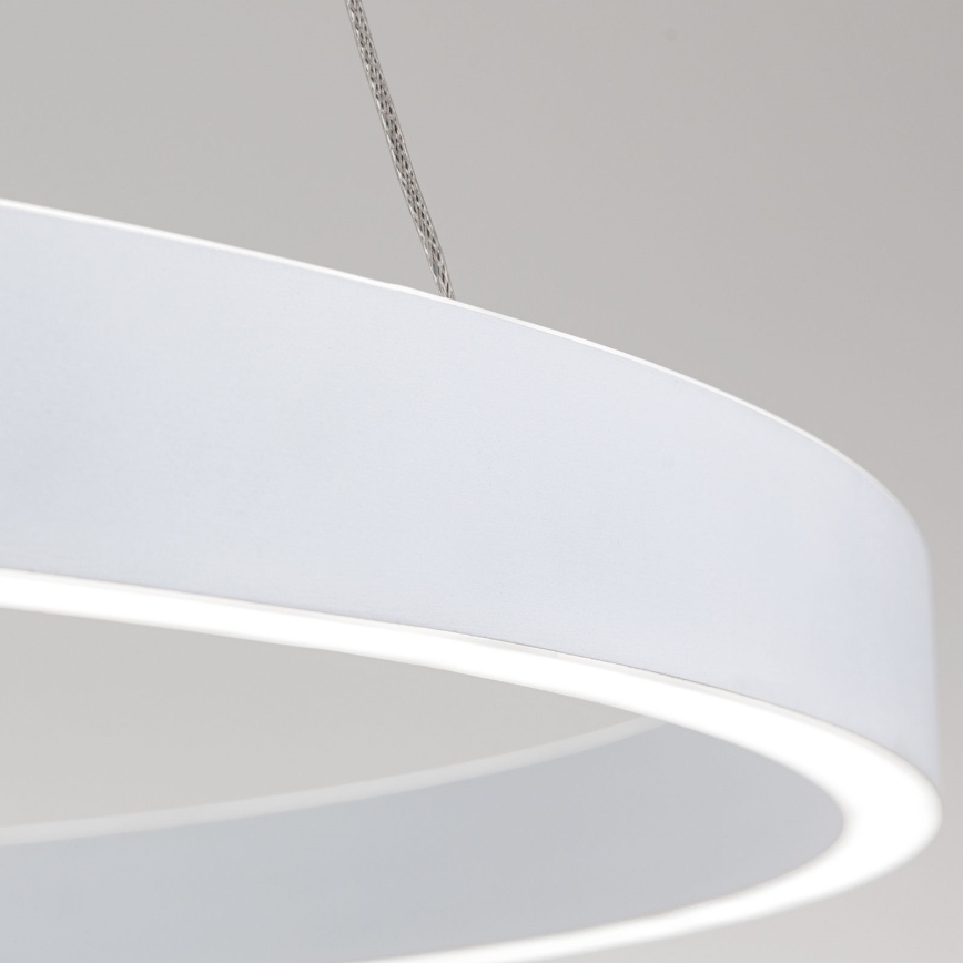 Lustră LED dimerizabilă pe cablu KOLK LED/80W/230V 2700/3000/4000K Ø 80 cm albă