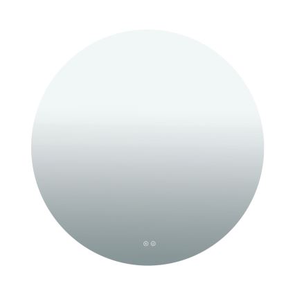 Oglindă de perete FOCUS LED pentru baie, încălzită, cu iluminare LED integrată, 27W, 230V, 3000/4200/6000K, Ø 80 cm, IP44
