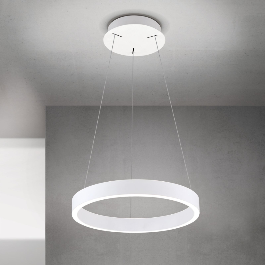 Pendul LED dimabil pe cablu KOLK LED/40W/230V 2700/3000/4000K diam. 40 cm alb