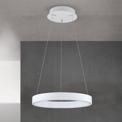 Pendul LED dimabil pe cablu KOLK LED/40W/230V 2700/3000/4000K diam. 40 cm alb