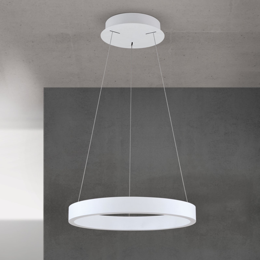 Pendul LED dimabil pe cablu KOLK LED/40W/230V 2700/3000/4000K diam. 40 cm alb