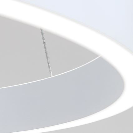 Pendul LED dimabil pe cablu KOLK LED/40W/230V 2700/3000/4000K diam. 40 cm alb