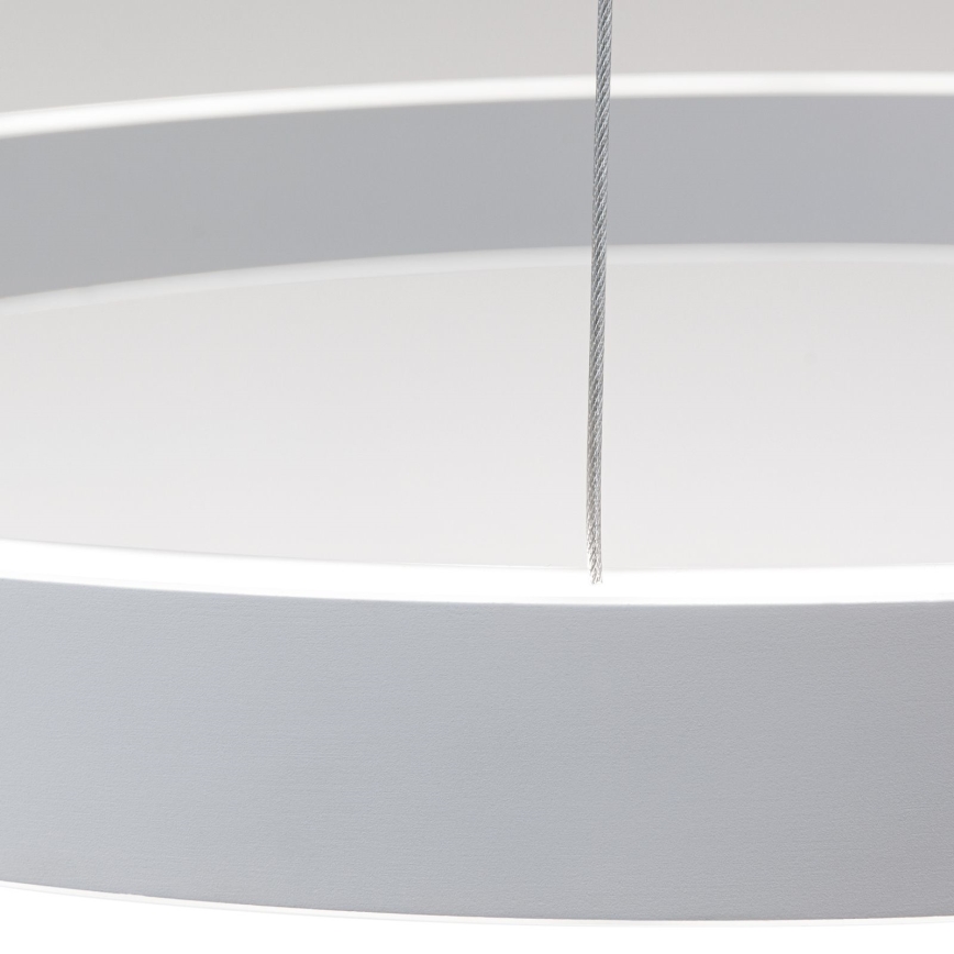 Lustră LED KOLK dimmabilă pe cablu LED/60W/230V 2700/3000/4000K Ø 60 cm alb