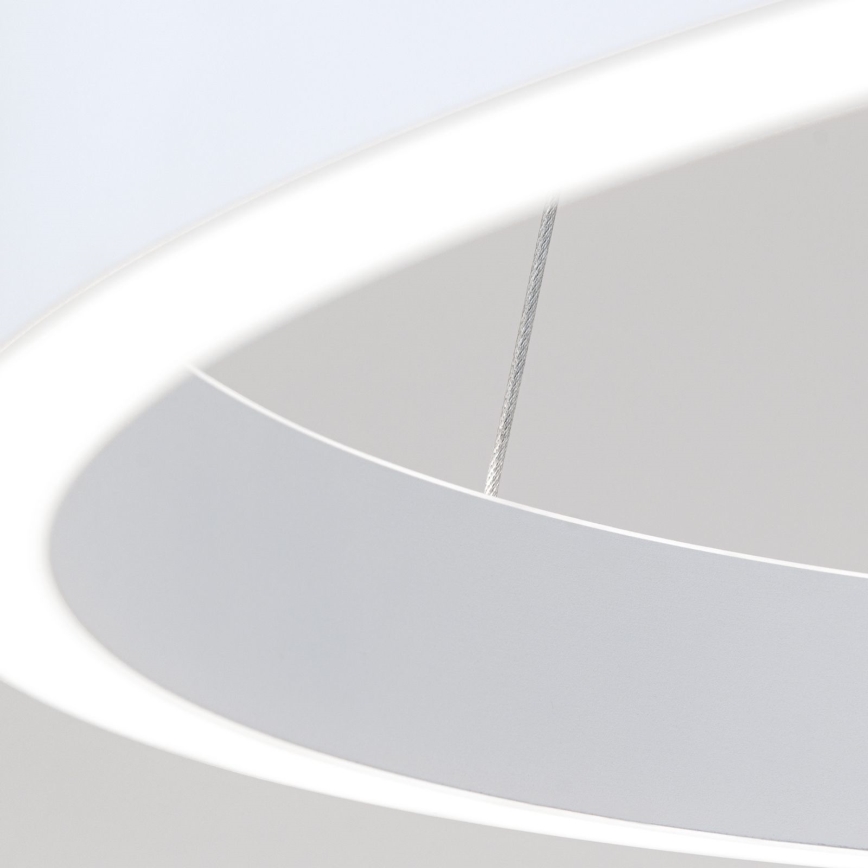 Lustră LED KOLK dimmabilă pe cablu LED/60W/230V 2700/3000/4000K Ø 60 cm alb