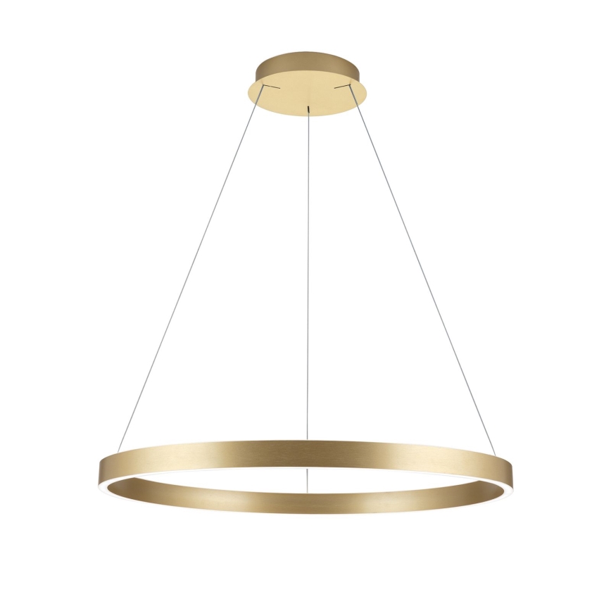 Lustră LED dimabilă suspendată pe cablu KOLK LED/80W/230V 2700/3000/4000K Ø 80 cm, auriu