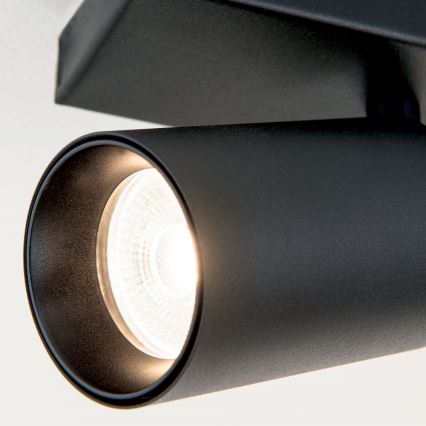 Plafonieră cu spoturi SEAN 5xGU10/13W/230V negru