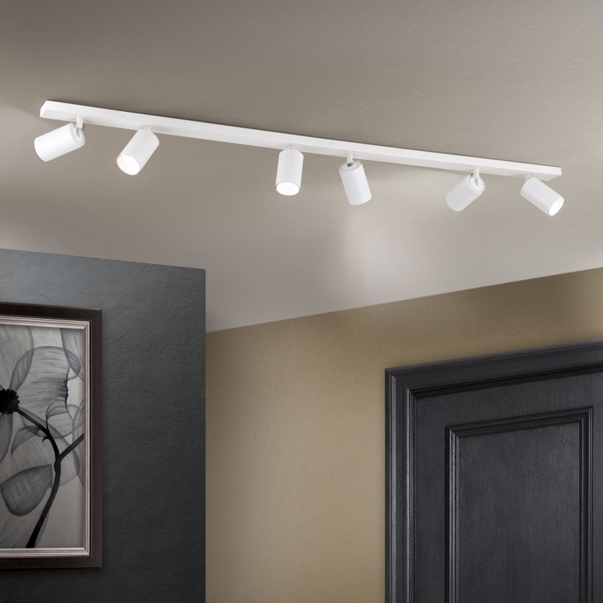 Spot aplicat SEAN, 6x GU10/13W/230V, alb