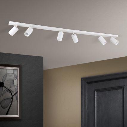 Spot aplicat SEAN, 6x GU10/13W/230V, alb