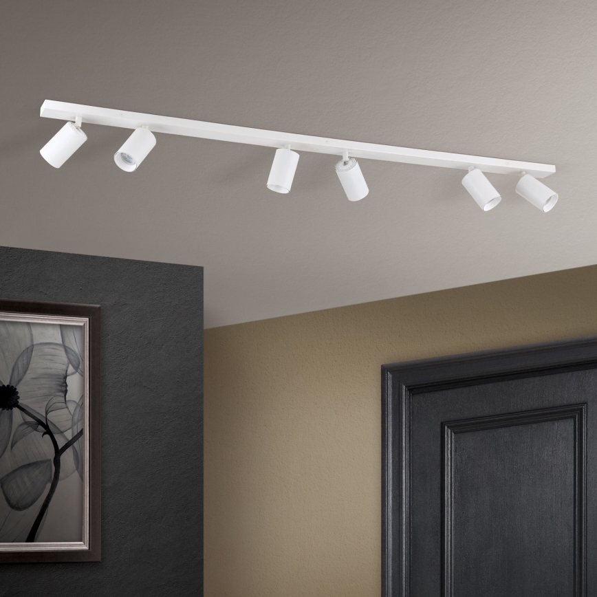 Spot aplicat SEAN, 6x GU10/13W/230V, alb