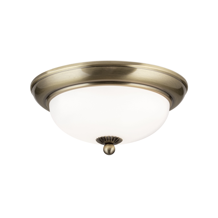 Plafonieră EMPIRA 2xE14/40W/230V Ø 26,5 cm bronz