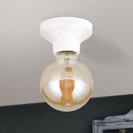 Plafonieră FROST, 1 x E27, 60 W, 230 V, albă