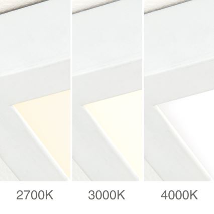 Plafonieră LED reglabilă DISC LED/30W/230V 2700/3000/4000K 39x39 cm albă