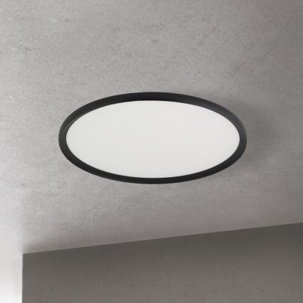 Plafonieră LED KANT, 50W, 230V, 2700/3000/4000K, Ø 60 cm, negru