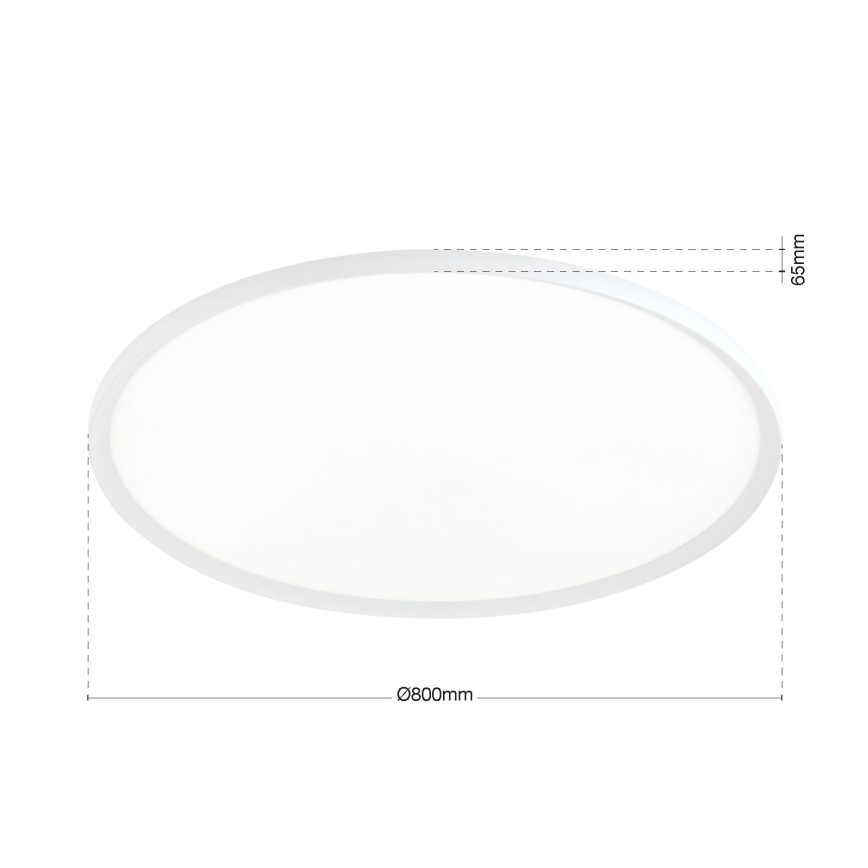 Plafonieră LED KANT, 66W, 230V, 2700/3000/4000K, Ø 80 cm, albă