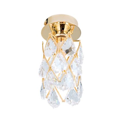 Plafonieră RITA 1xG9/40W/230V, Ø 9 cm, auriu