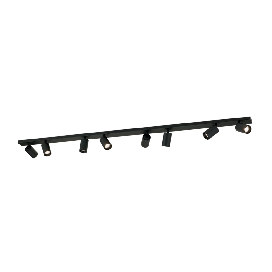 Spot aplicat SEAN 8xGU10/13W/230V negru