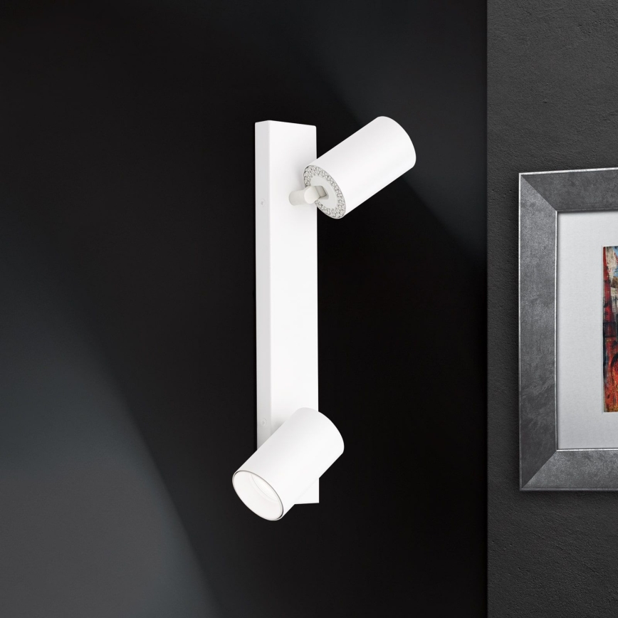 Spot SEAN 2x GU10/13W/230V, alb