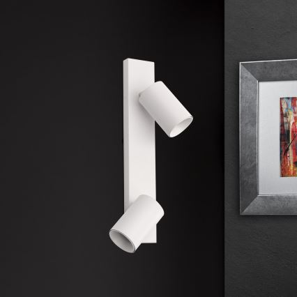 Spot SEAN 2x GU10/13W/230V, alb