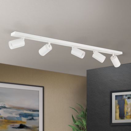 Corp de iluminat tip spot SEAN 5xGU10/13W/230V alb