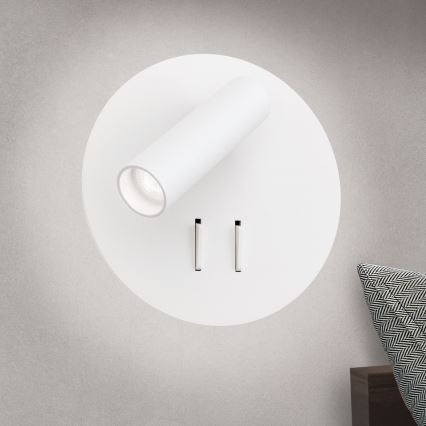 Aplica LED de perete LENNY LED/6W/230V + LED/3W albă