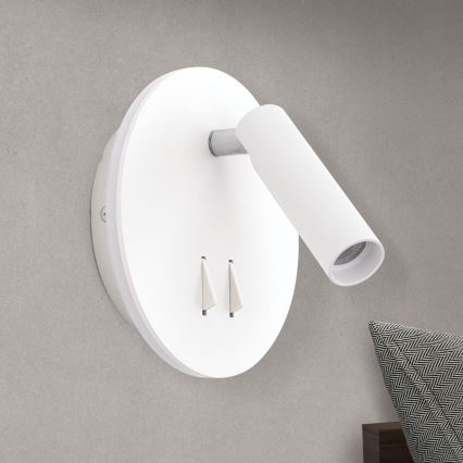 Aplica LED de perete LENNY LED/6W/230V + LED/3W albă