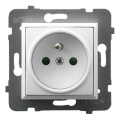 Ospel - Priză de perete fără ramă 230V ARIA albă