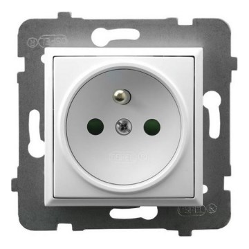 Ospel - Priză de perete fără ramă 230V ARIA albă