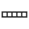 Ospel - Ramă cu 5 module SONATA negru mat