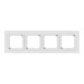 Ospel - Ramă din sticlă pentru 4 module SONATA, alb mat