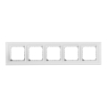 Ospel - Ramă SONATA pentru 5 module, alb mat