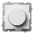 Ospel - Regulator de intensitate rotativ fără ramă SONATA alb
