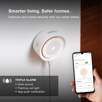 Osram - Alarmă SMART+ 5V Wi-Fi