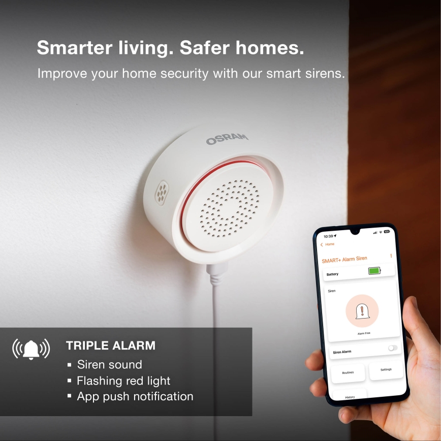 Osram - Alarmă SMART+ 5V Wi-Fi