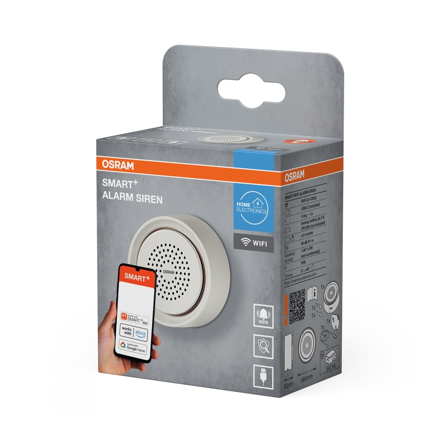 Osram - Alarmă SMART+ 5V Wi-Fi