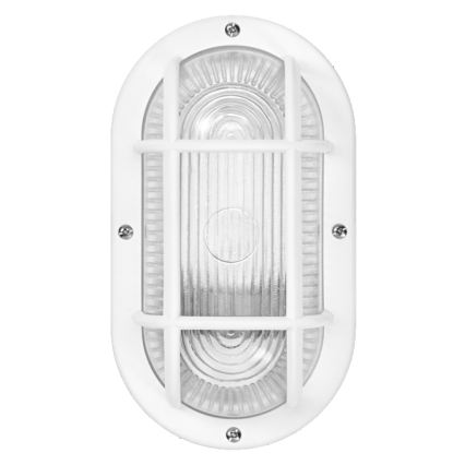 Osram - Aplica de exterior BULKHEAD 1xE27/10W/230V IP54 albă