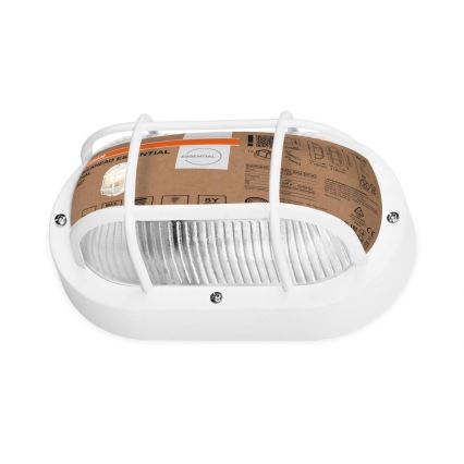 Osram - Aplica de exterior BULKHEAD 1xE27/10W/230V IP54 albă