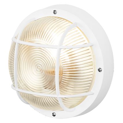 Osram - Aplica de exterior BULKHEAD 1xE27/10W/230V Ø 19 cm IP54 albă