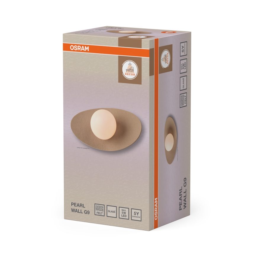 Osram - Aplica de perete DECOR PEARL 1xG9/5W/230V bej