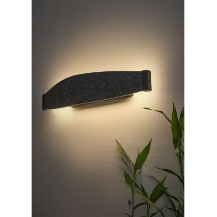 Osram - Aplică de perete LED DECOR FLAT LED/13W/230V gri