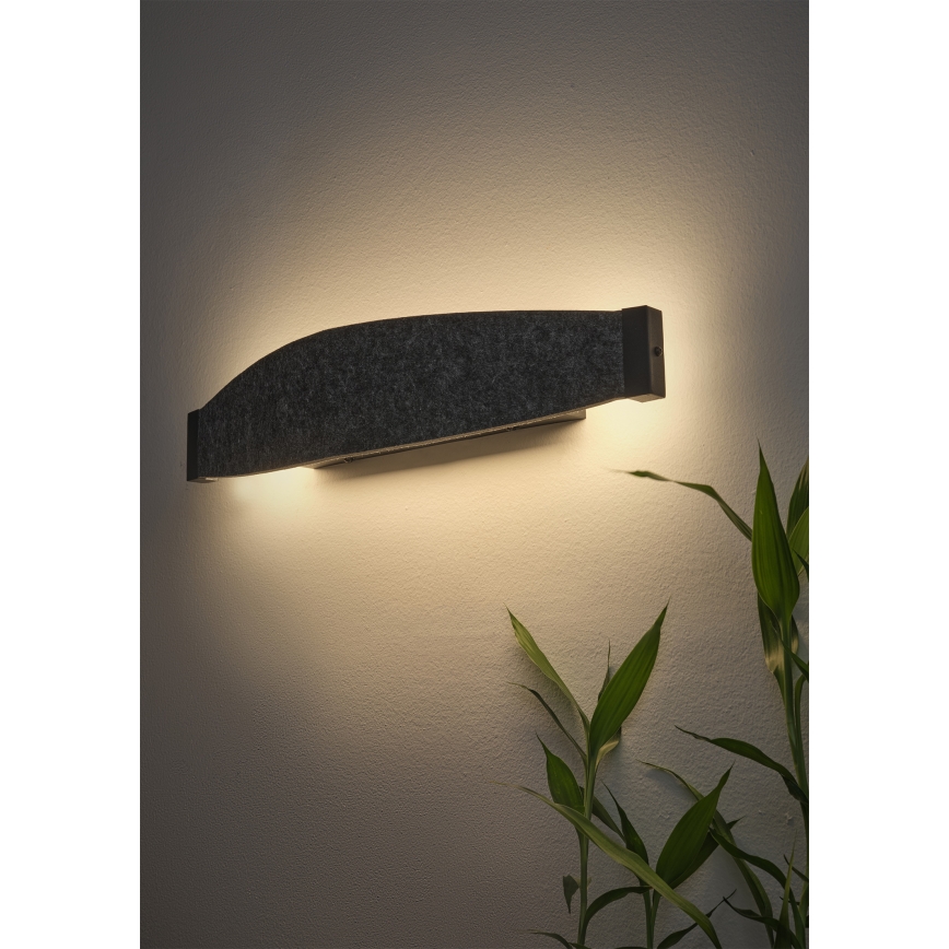 Osram - Aplică de perete LED DECOR FLAT LED/13W/230V gri