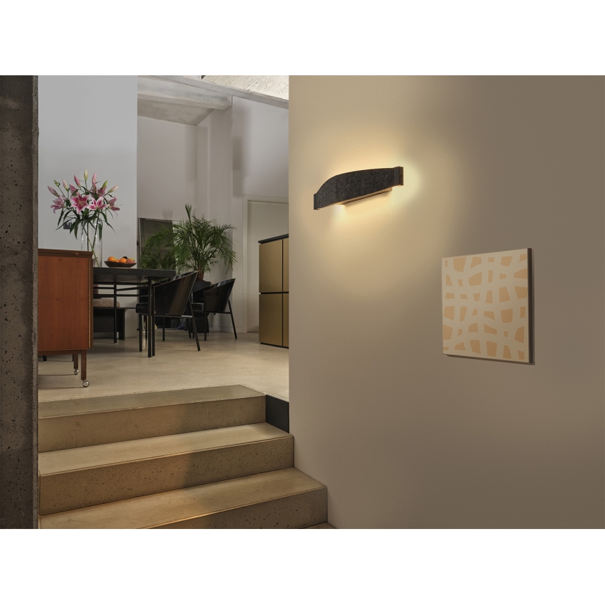 Osram - Aplică de perete LED DECOR FLAT LED/13W/230V gri