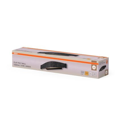 Osram - Aplică de perete LED DECOR FLAT LED/13W/230V gri
