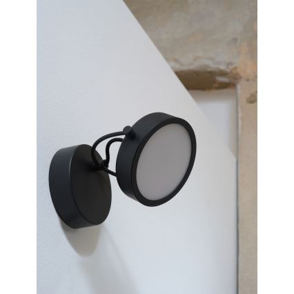 Osram - Aplica de perete LED DECOR PUCK, 11 W, 230 V, negru